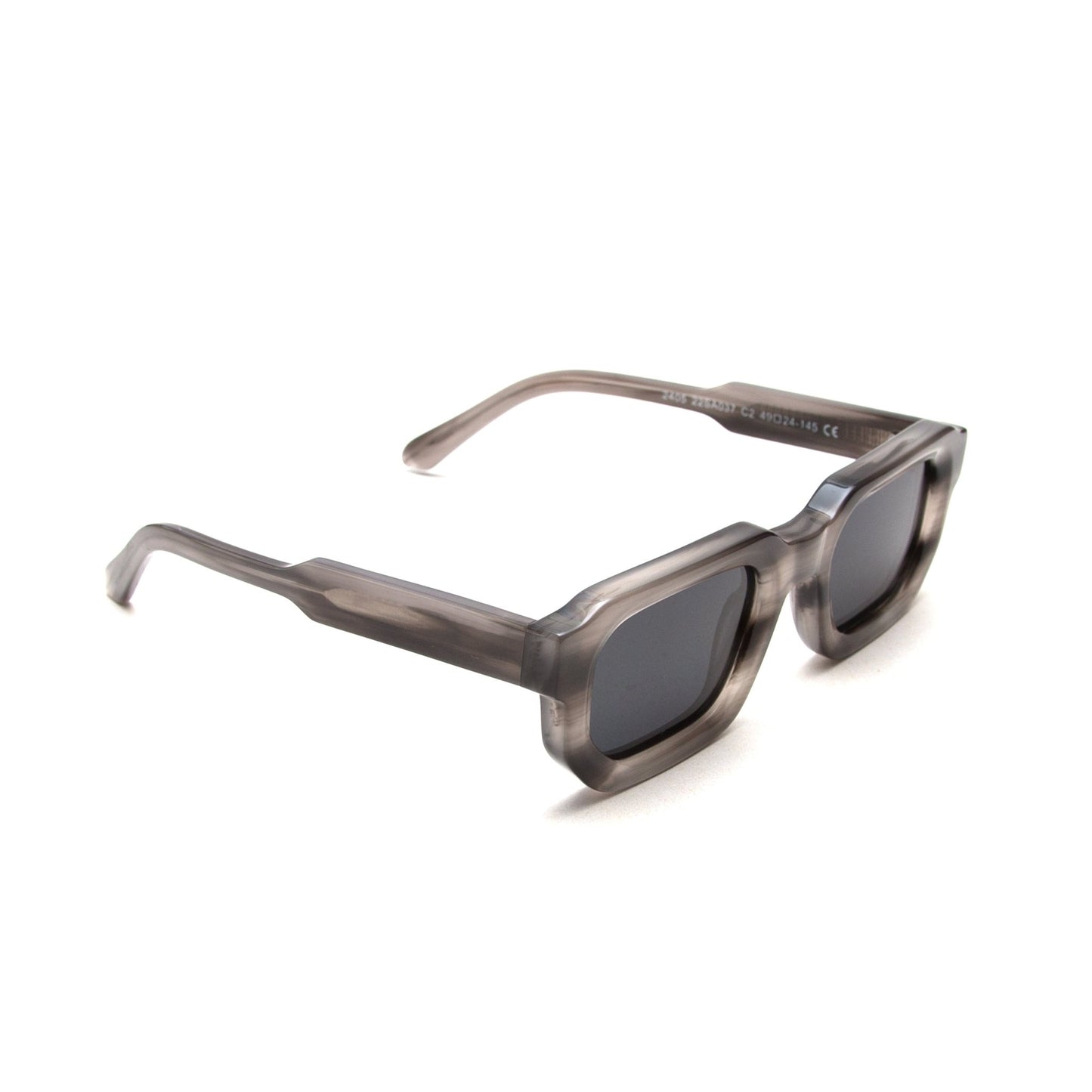 milk* eyewear Jules Sunglasses - Grey, dark lens. - milk* eyewear