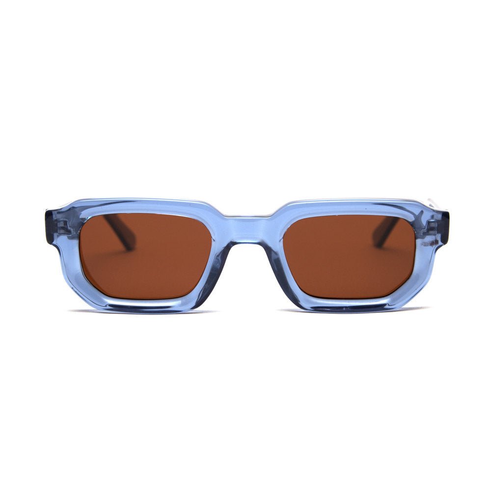 milk* eyewear Jules Sunglasses - translucent Blue, Brown lens - milk* eyewear