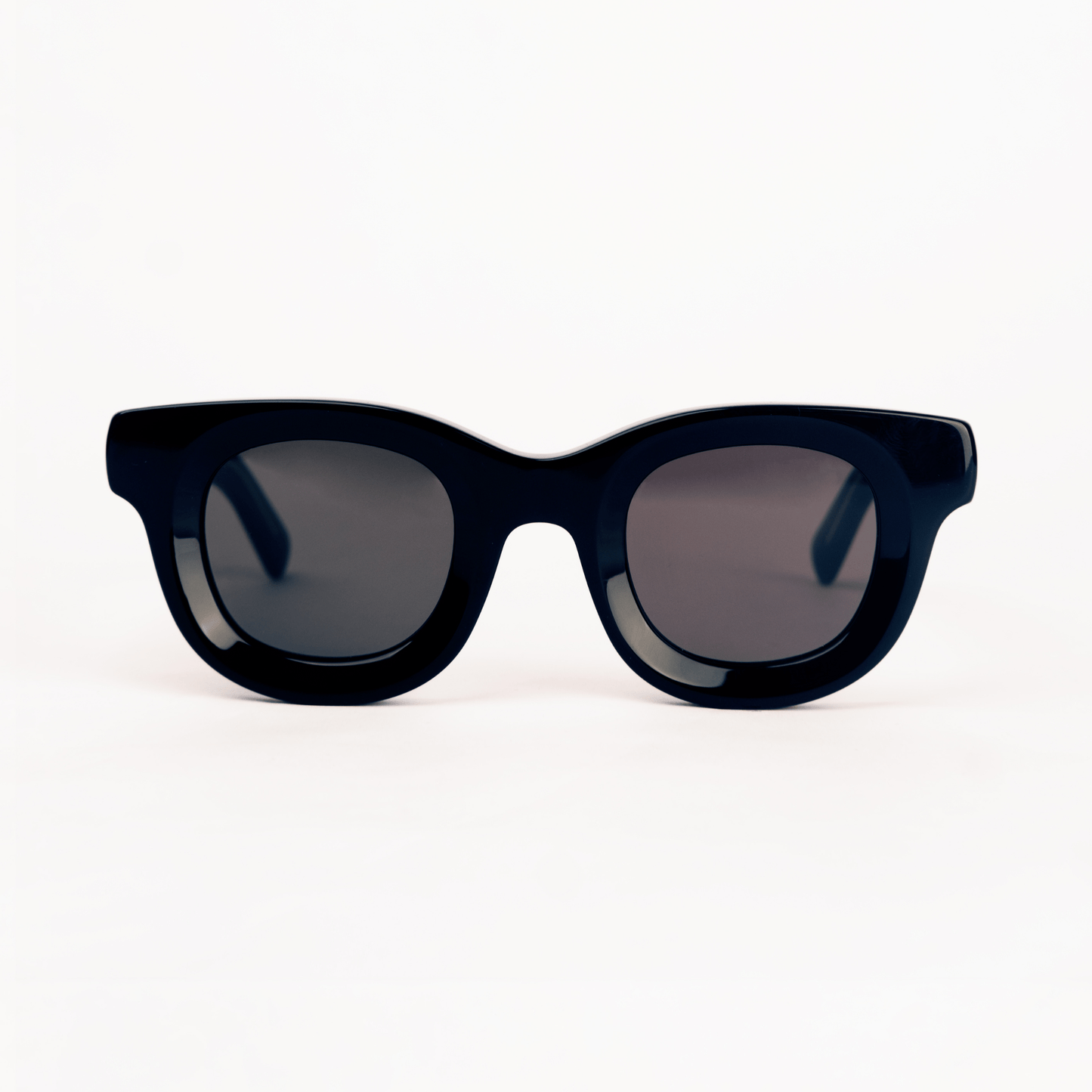 milk* eyewear Marsellus Sunglasses - Gloss Black, Black lens - milk* eyewear