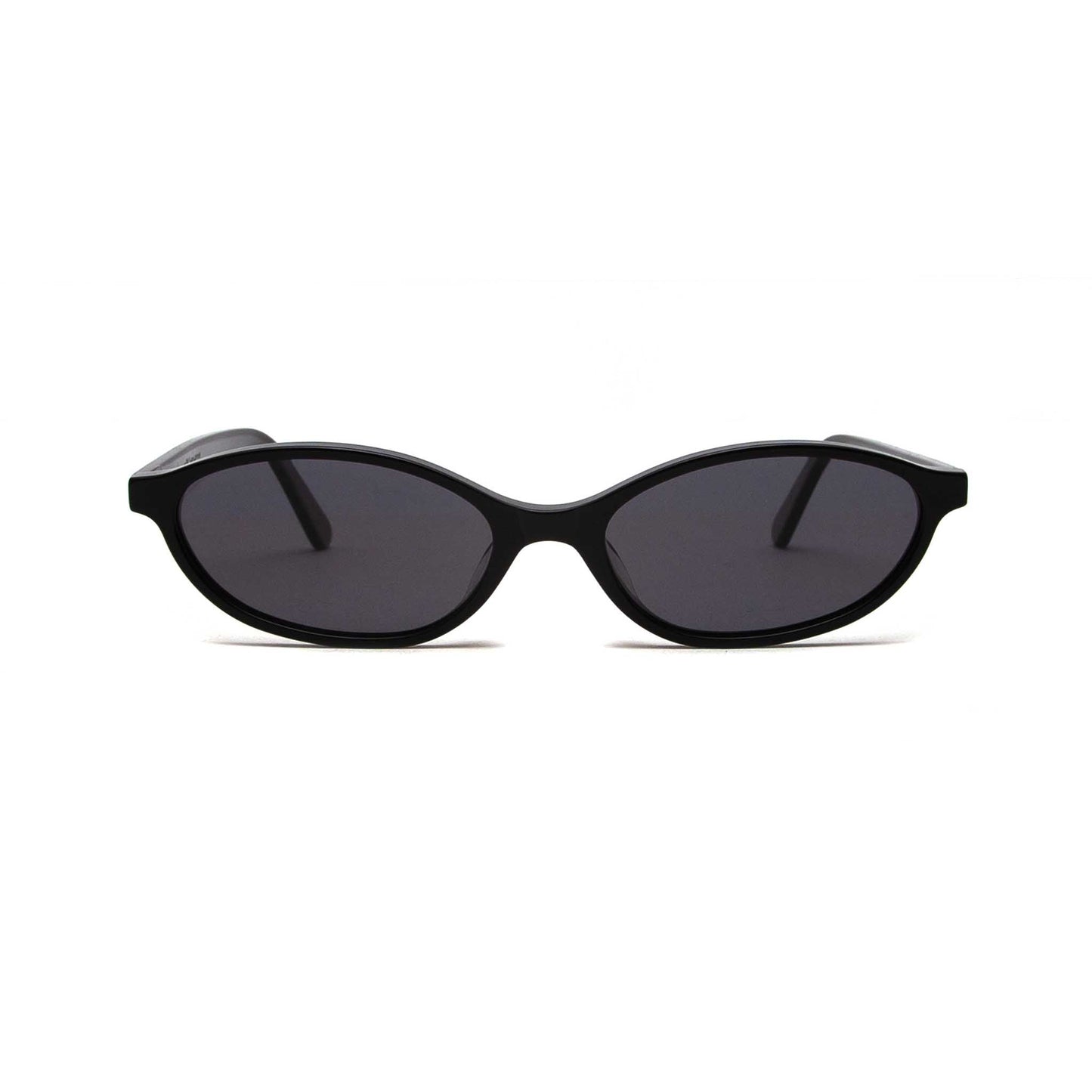 milk* eyewear Mia Sunglasses - Gloss Black, Black. - milk* eyewear