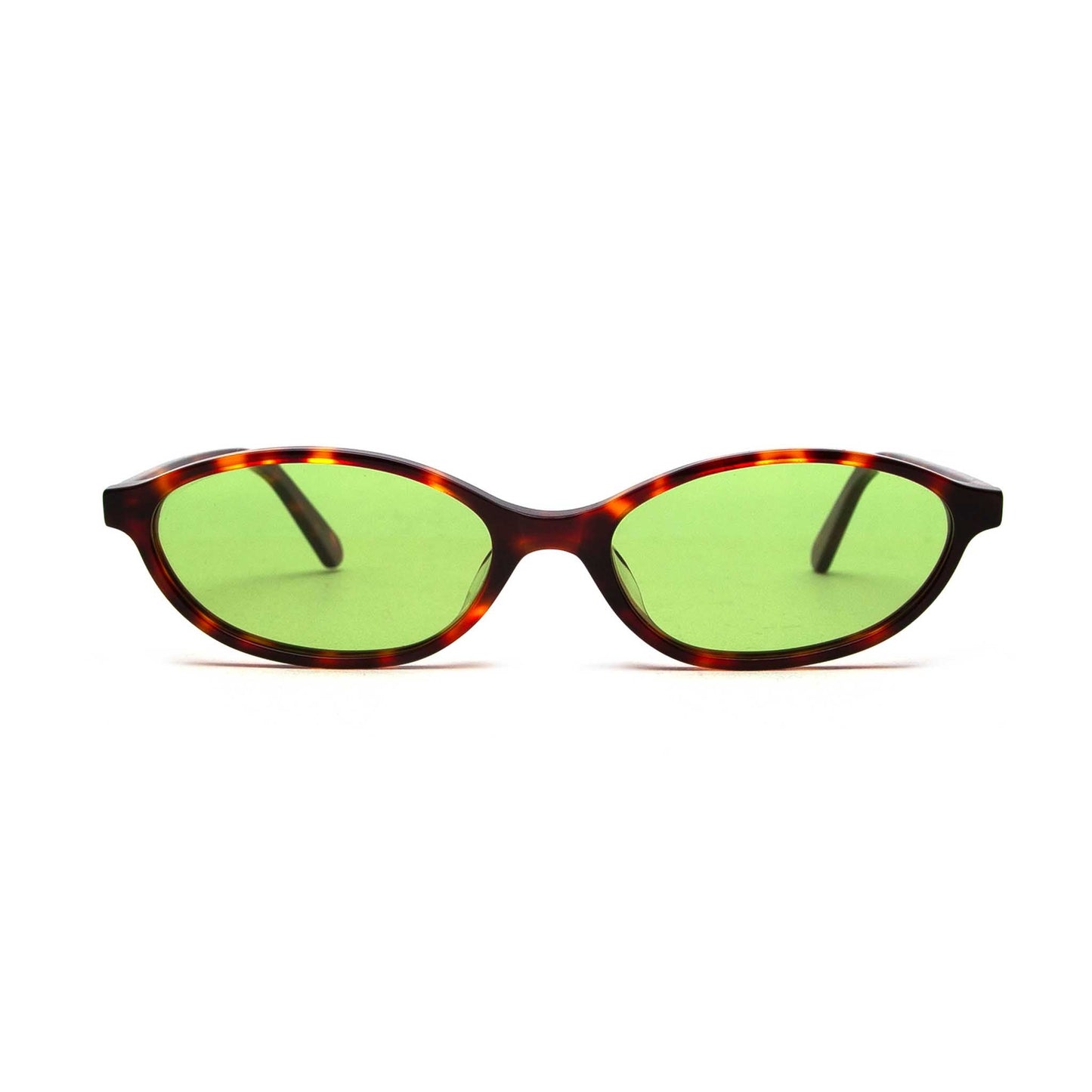 milk* eyewear Mia Sunglasses - Tortoise Shell, Green. - milk* eyewear