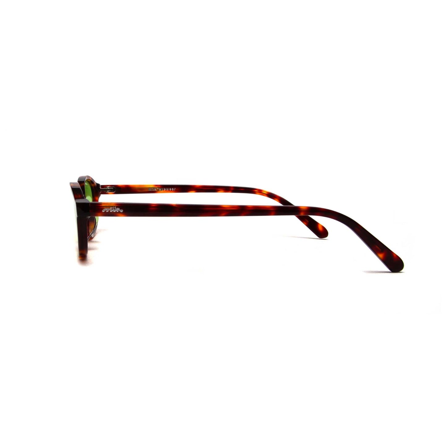 milk* eyewear Mia Sunglasses - Tortoise Shell, Green. - milk* eyewear