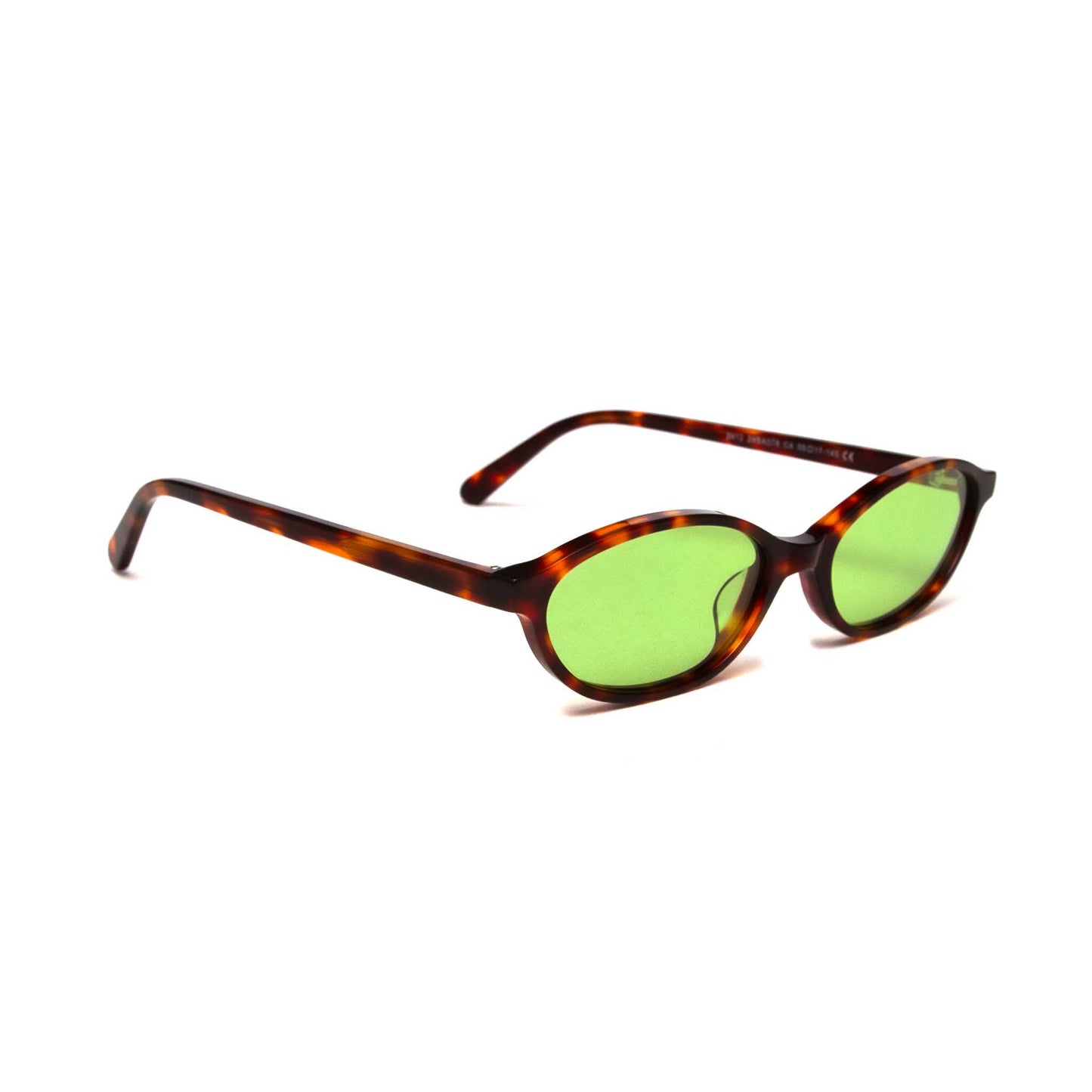 milk* eyewear Mia Sunglasses - Tortoise Shell, Green. - milk* eyewear