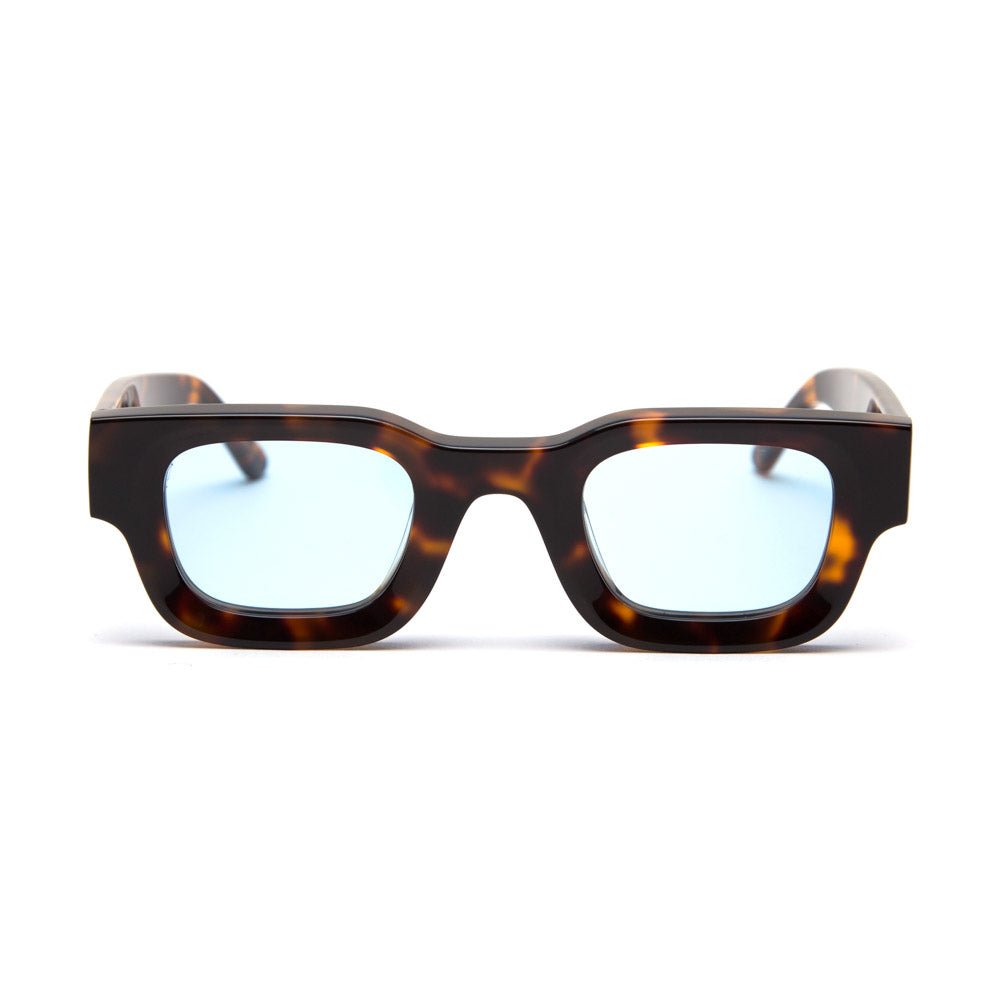 milk* eyewear Vincent Sunglasses - Tortoise Shell, Blue lens - milk* eyewear