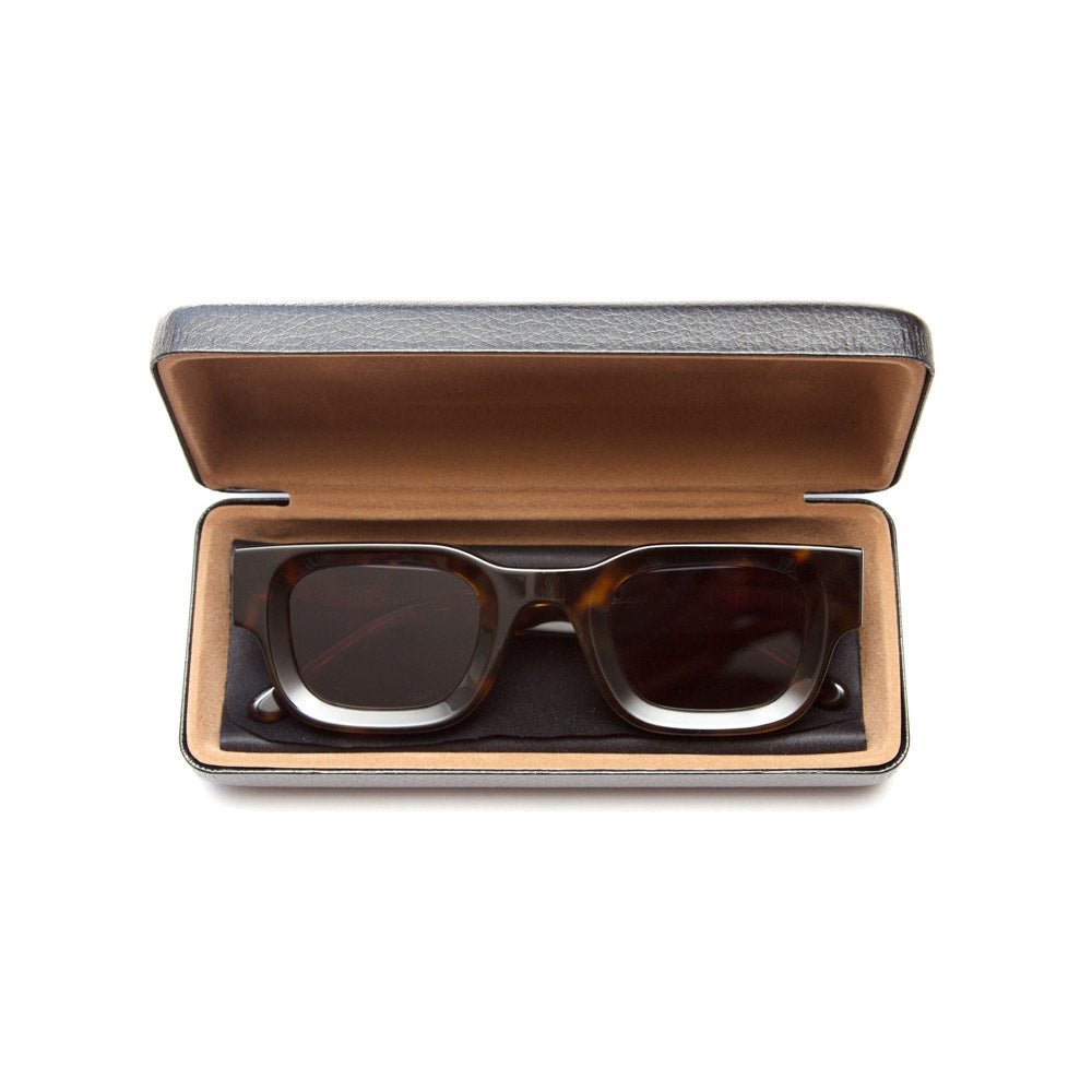 milk* eyewear Vincent Sunglasses - Tortoise Shell, Dark lens - milk* eyewear