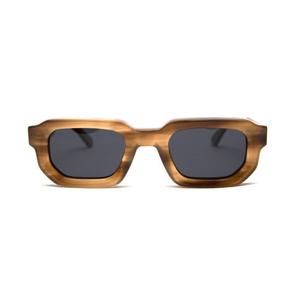 milk* eyewear Jules Sunglasses - Beige, Dark lens - milk* eyewear