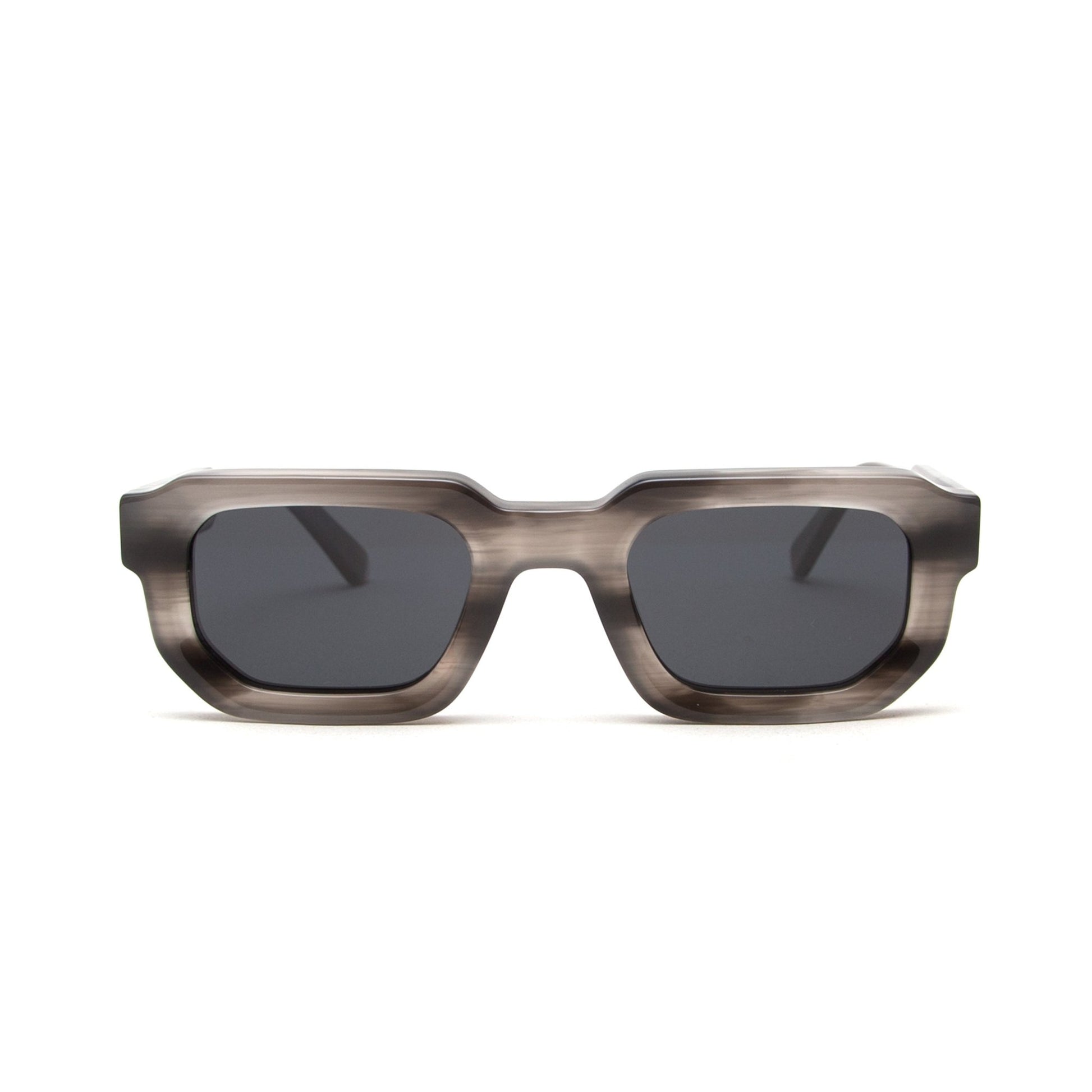 milk* eyewear Jules Sunglasses - Grey, dark lens. - milk* eyewear