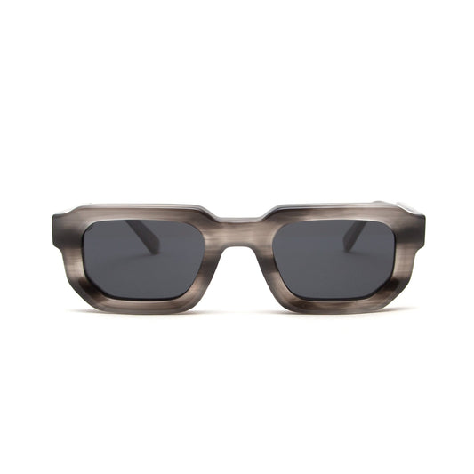 milk* eyewear Jules Sunglasses - Grey, dark lens. - milk* eyewear