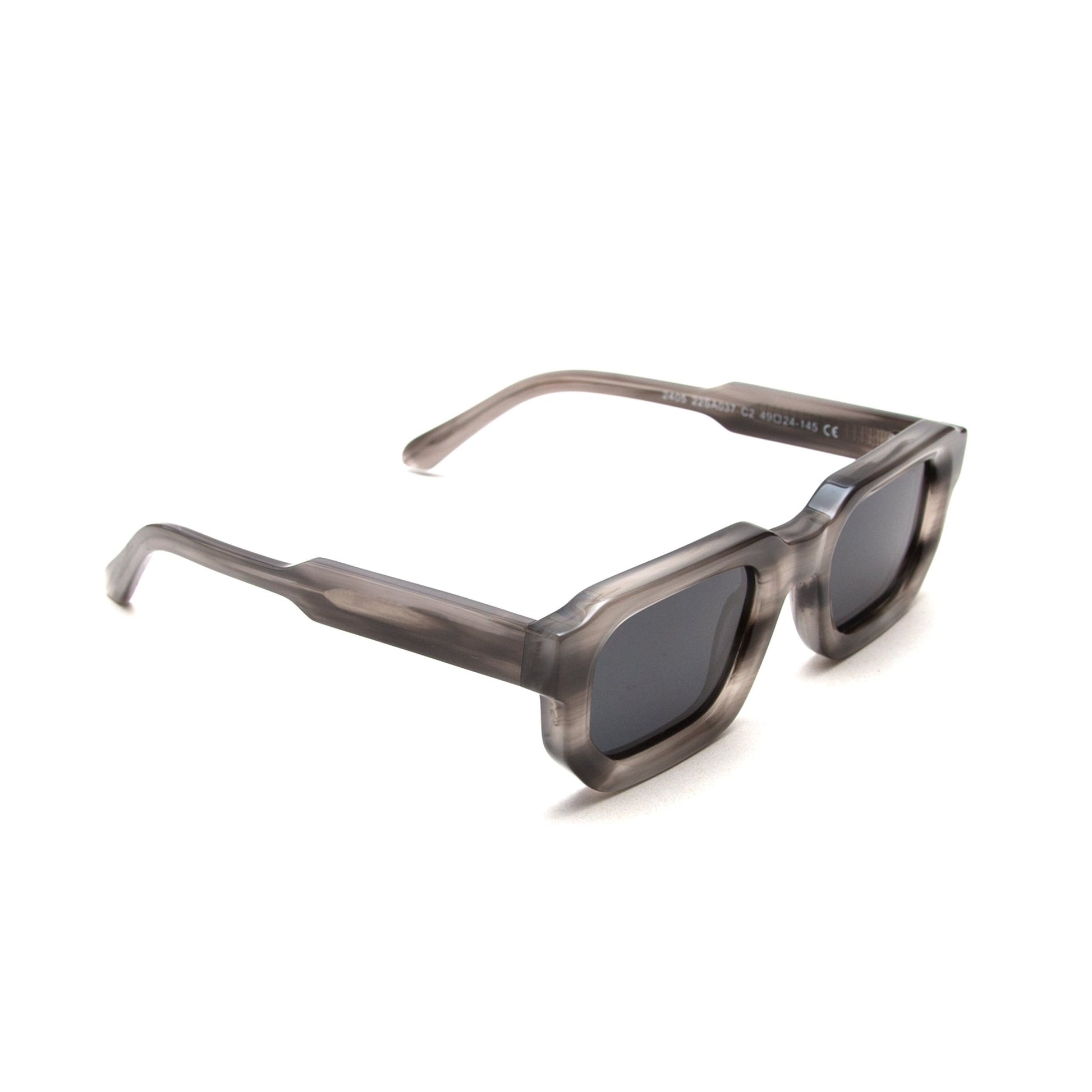 milk* eyewear Jules Sunglasses - Grey, dark lens. - milk* eyewear