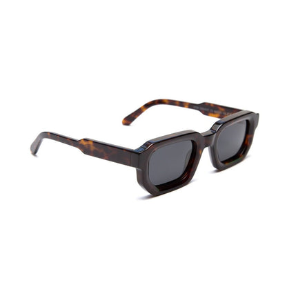 milk* eyewear Jules Sunglasses - Tortoise shell, Dark lens. - milk* eyewear