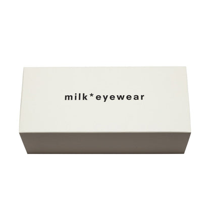 milk* eyewear Vincent Sunglasses - Gloss Black, Black lens - milk* eyewear