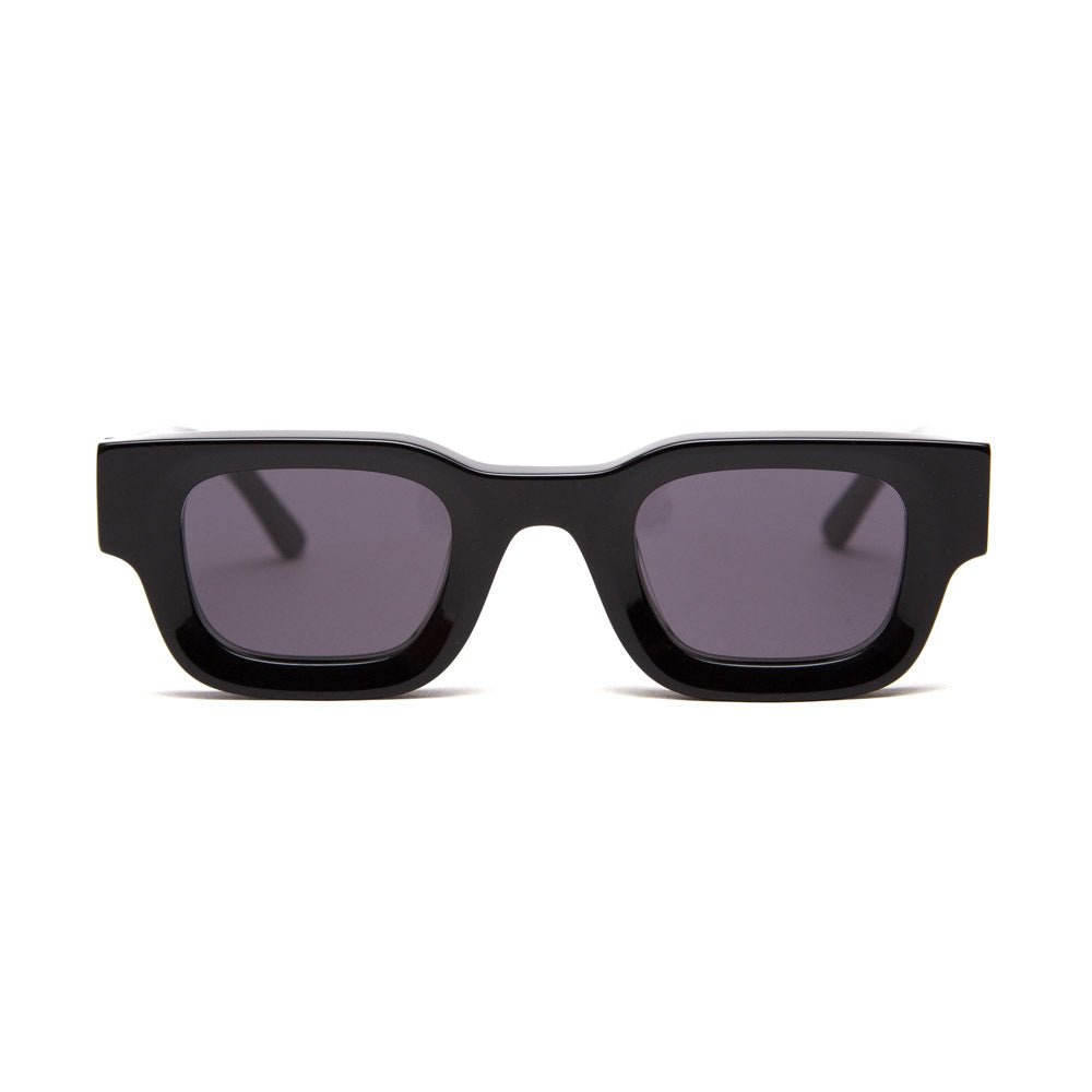 milk* eyewear Vincent Sunglasses - Gloss Black, Black lens - milk* eyewear