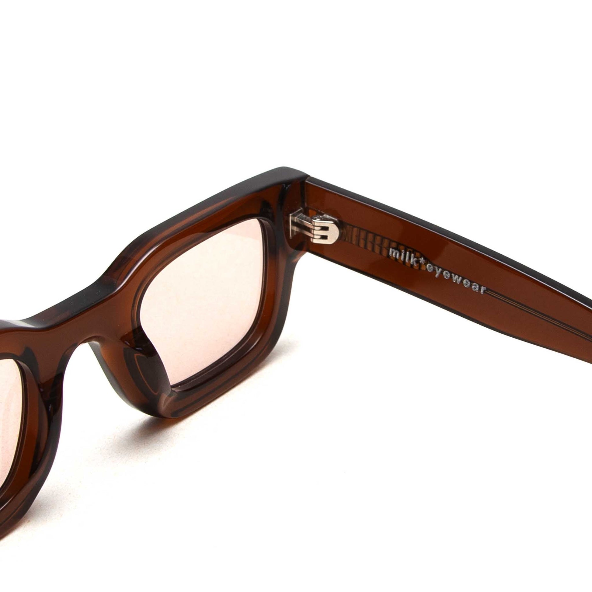 milk* eyewear Vincent Sunglasses - Rust , Rust lens - milk* eyewear