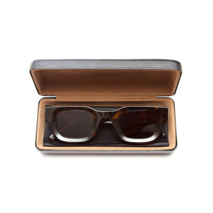milk* eyewear Vincent Sunglasses - Tortoise Shell, Dark lens - milk* eyewear