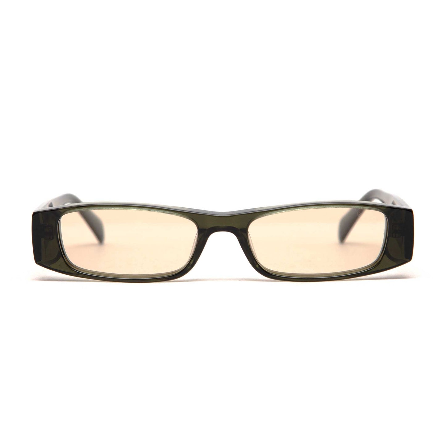 milk* eyewear Winston Sunglasses - Olive Acetate, Olive Polarised Lens - milk* eyewear
