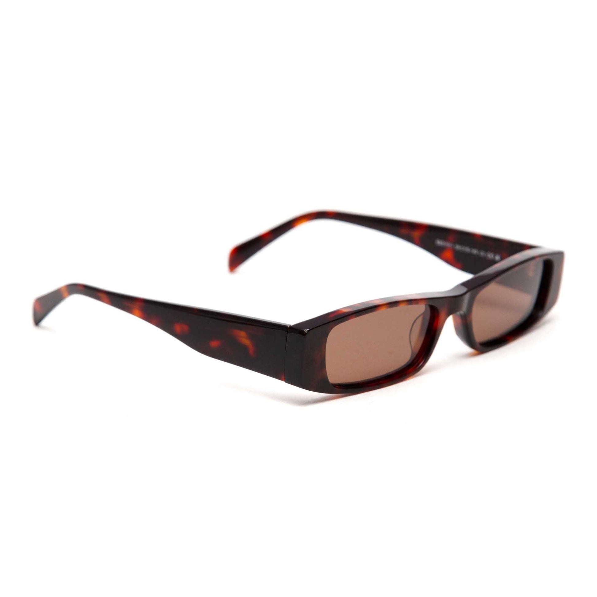 milk* eyewear Winston Sunglasses - Tortoise Acetate, Brown Polarised Lens - milk* eyewear