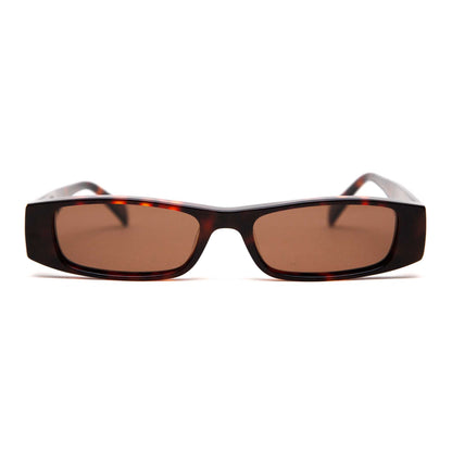 milk* eyewear Winston Sunglasses - Tortoise Acetate, Brown Polarised Lens - milk* eyewear
