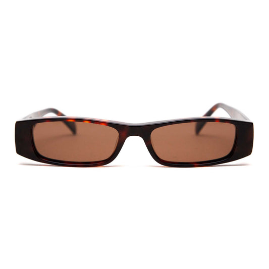 milk* eyewear Winston Sunglasses - Tortoise Acetate, Brown Polarised Lens - milk* eyewear